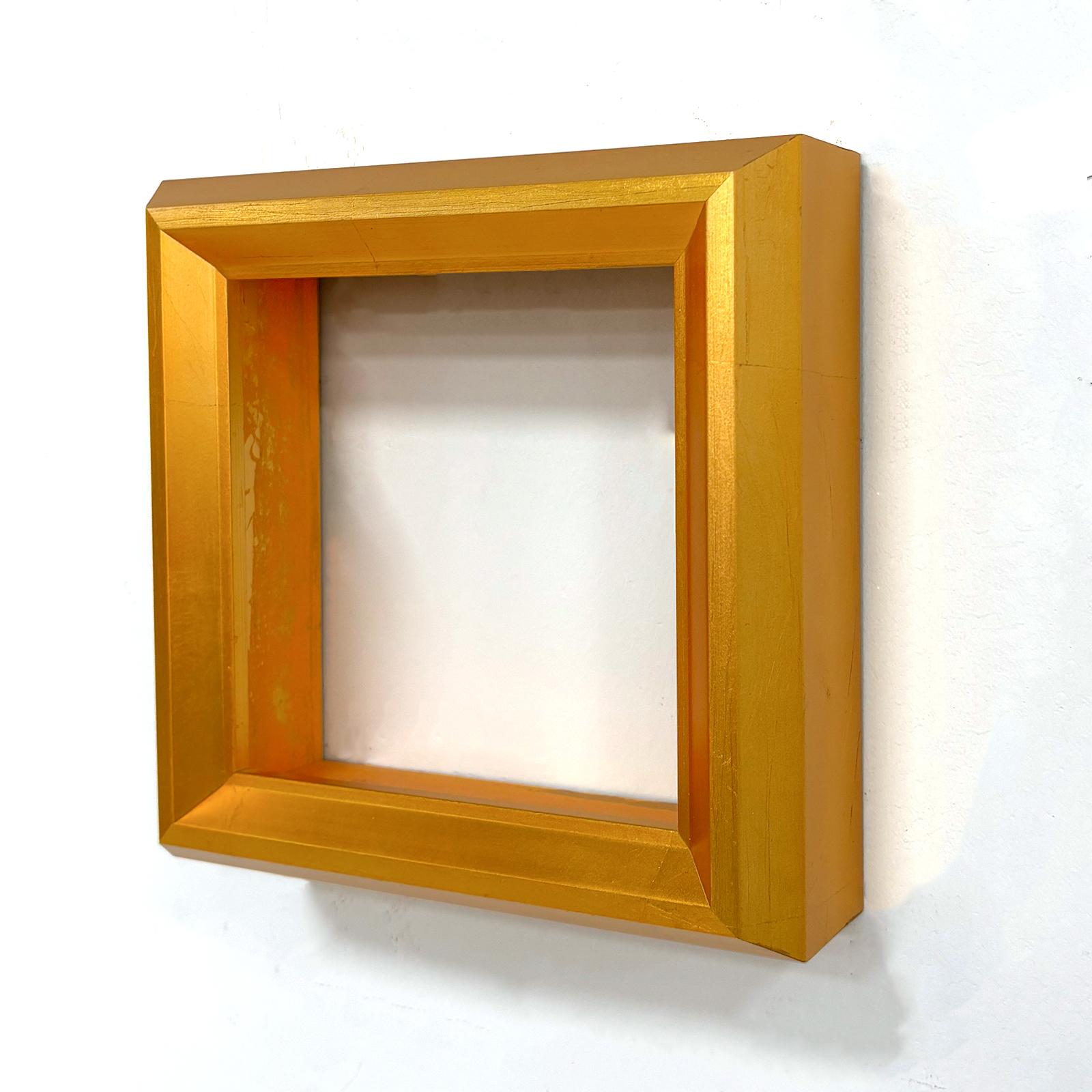 Golden modern and simple wooden picture frame